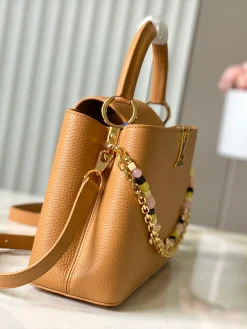 Alternative view of LV Top Handle Bags Brown-Gold 31X20X11CM A250202609090375