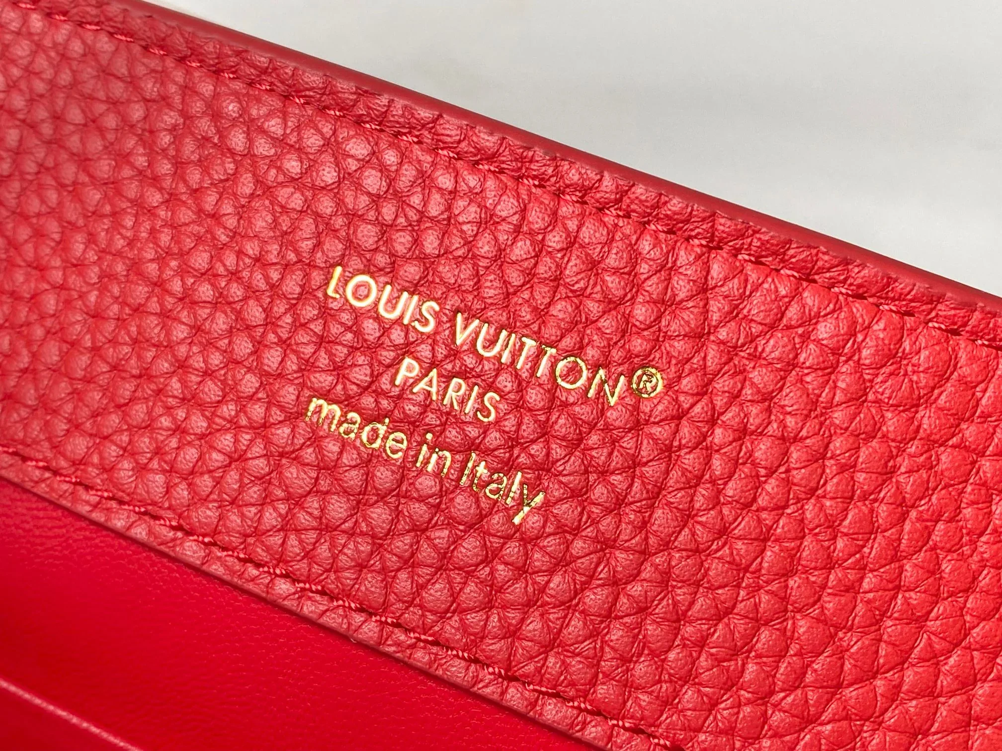 LV Top Handle Bags Red-Gold 27X18X9CM A100202609090376 - Image 6