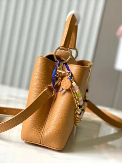 Alternative view of LV Top Handle Bags Taurillon Leather Brown-Gold 27X18X9CM A150202609090374