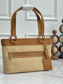 LV Totes Bags Beige-Brown 24X26X9CM E50202609090377