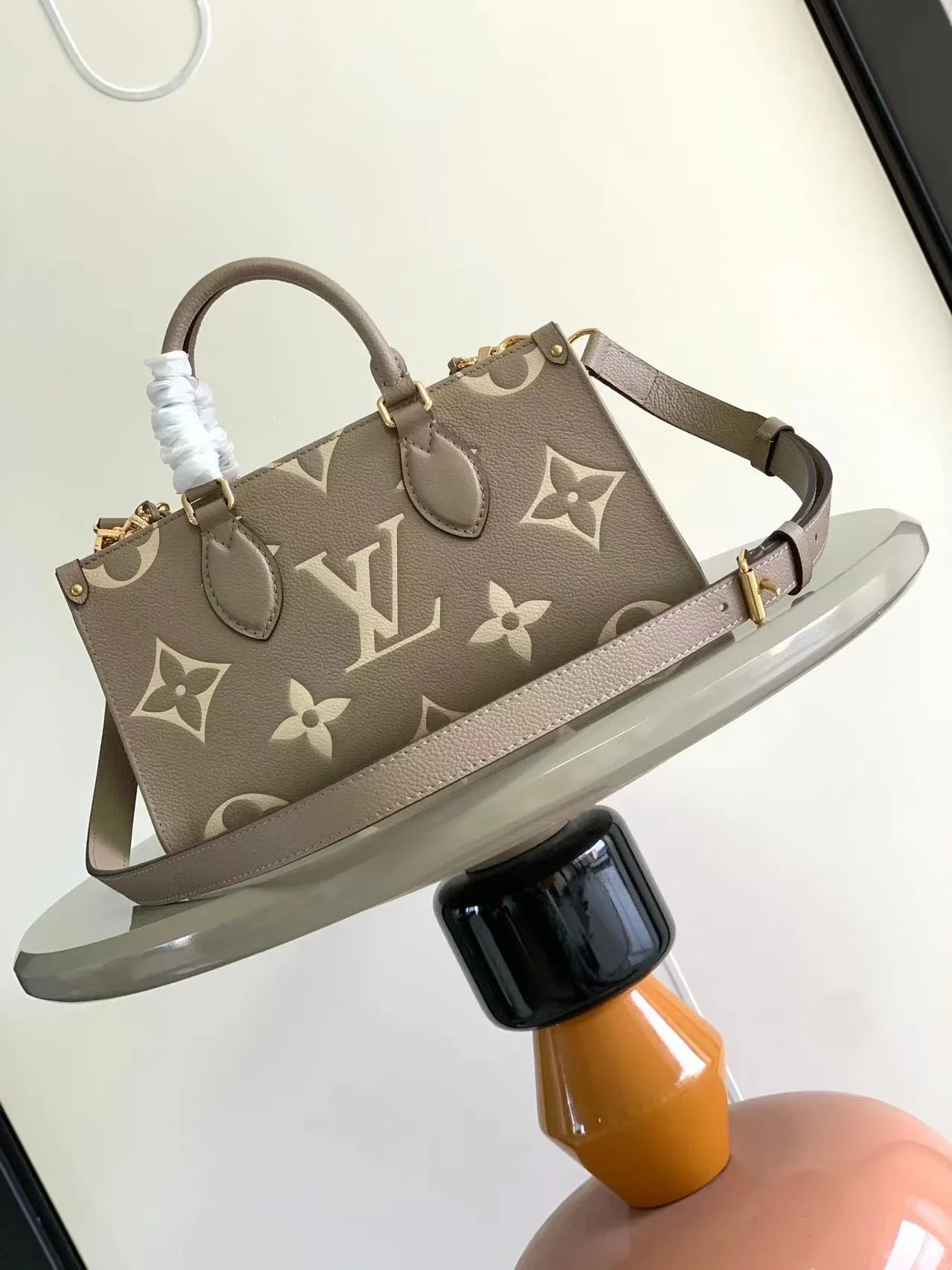 LV Totes Bags Brown-Beige 25X13X10CM G80202609090378 - Image 3