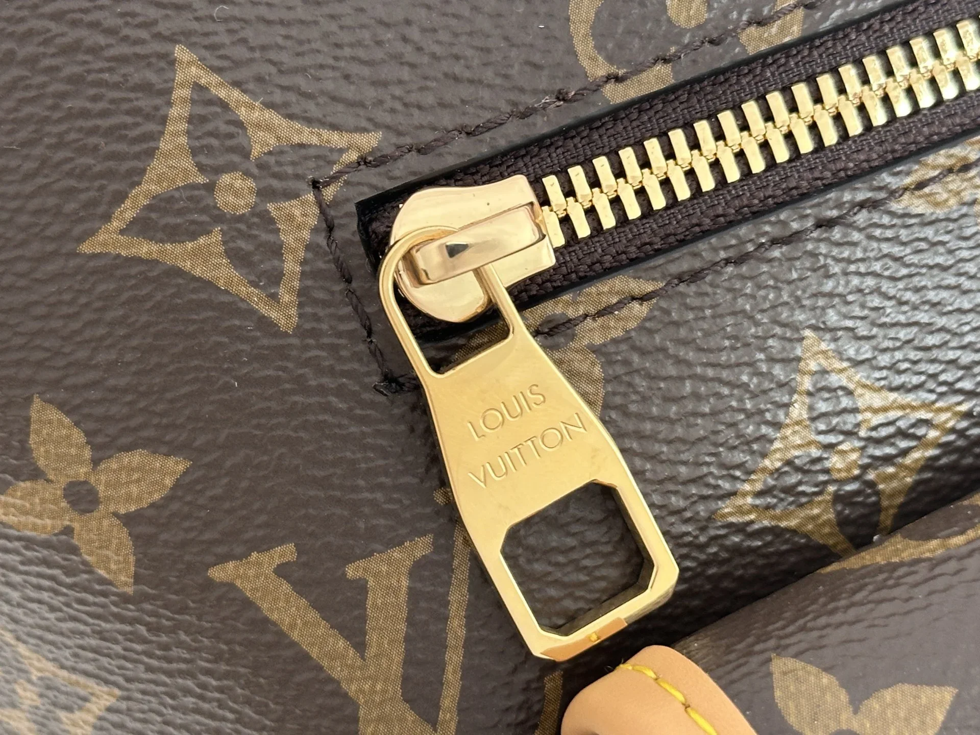 LV Totes Bags Monogram Canvas Brown-Tan 38X60X28CM F10202609090384 - Image 6