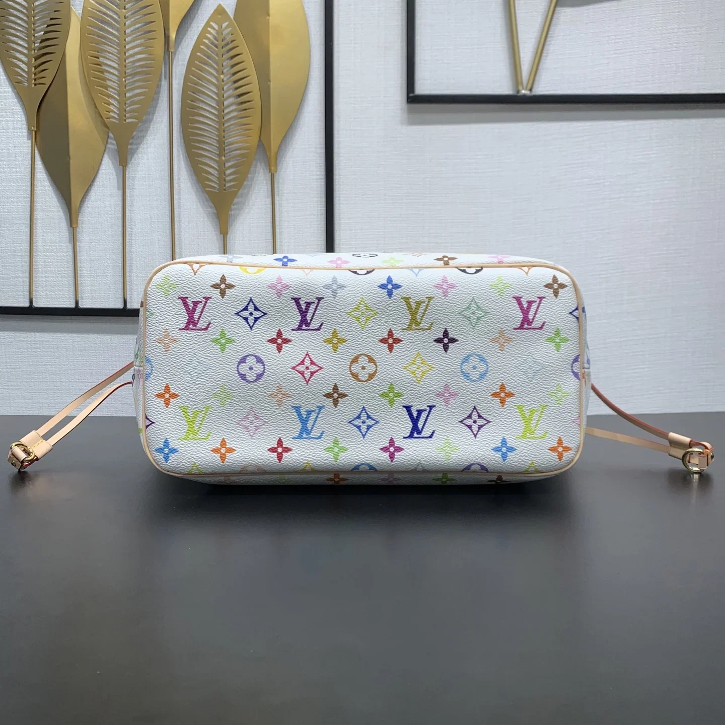 LV Totes Bags Monogram Canvas White-Multicolor 28X14X31CM G00202609090385 - Image 14
