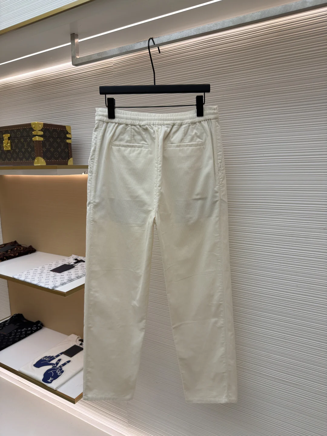 LV Trousers Cotton Cream 46-52 B95202609090589 - Image 2