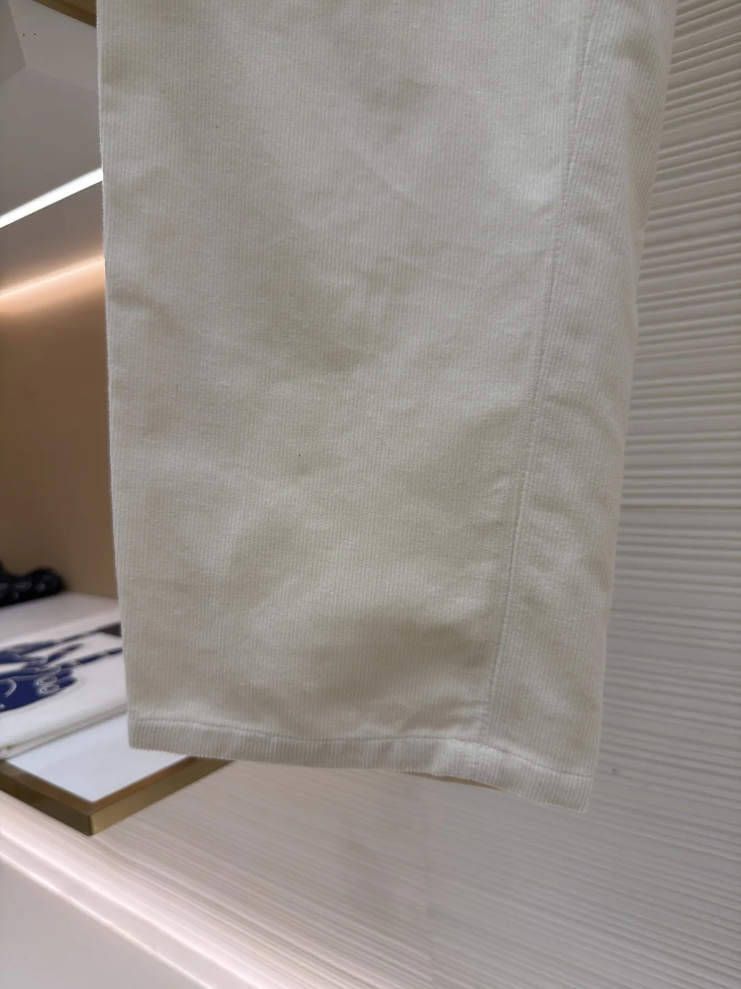 LV Trousers Cotton Cream 46-52 B95202609090589 - Image 6