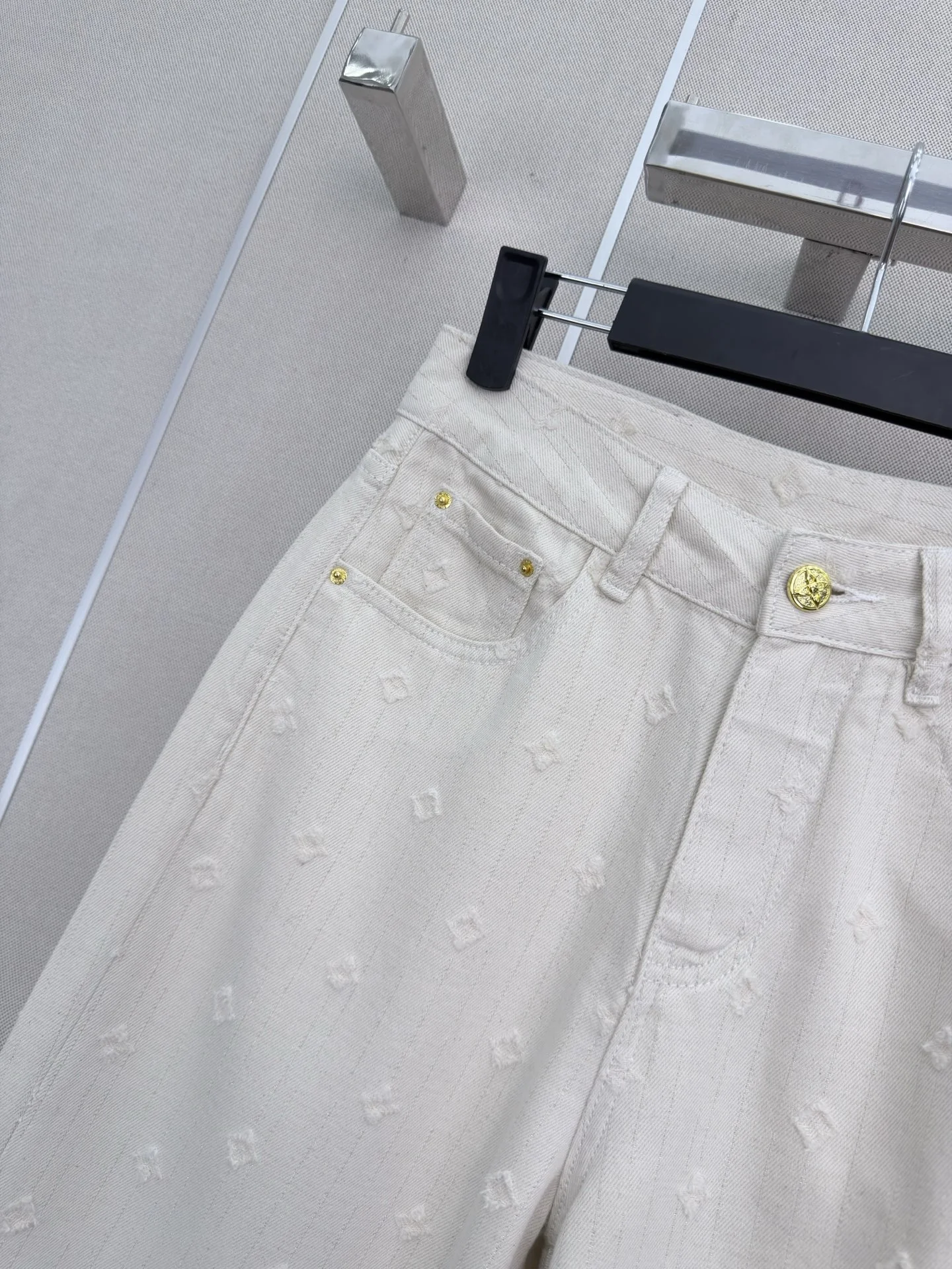 LV Trousers Cream-Gold S-L B00202609062667 - Image 3
