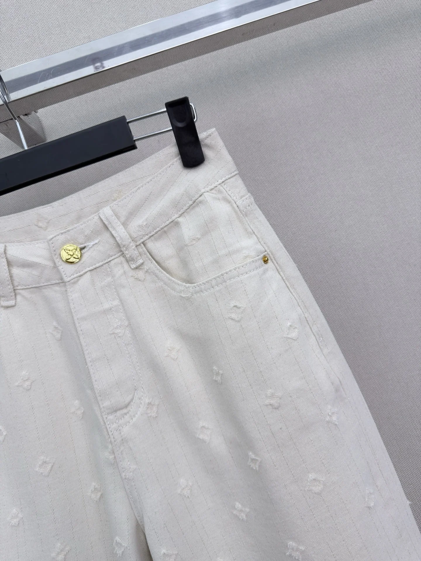 LV Trousers Cream-Gold S-L B00202609062667 - Image 4