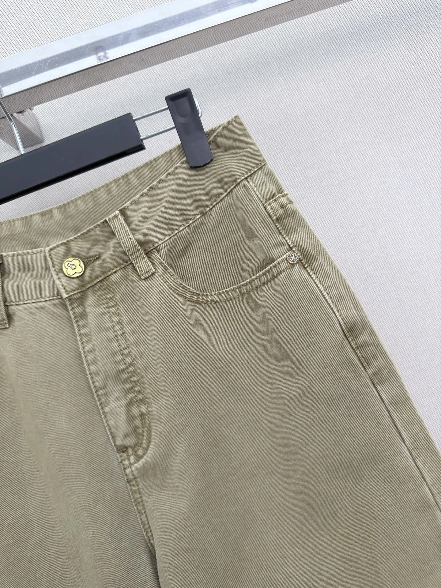 LV Trousers Khaki-White S-L A90202609062673 - Image 4
