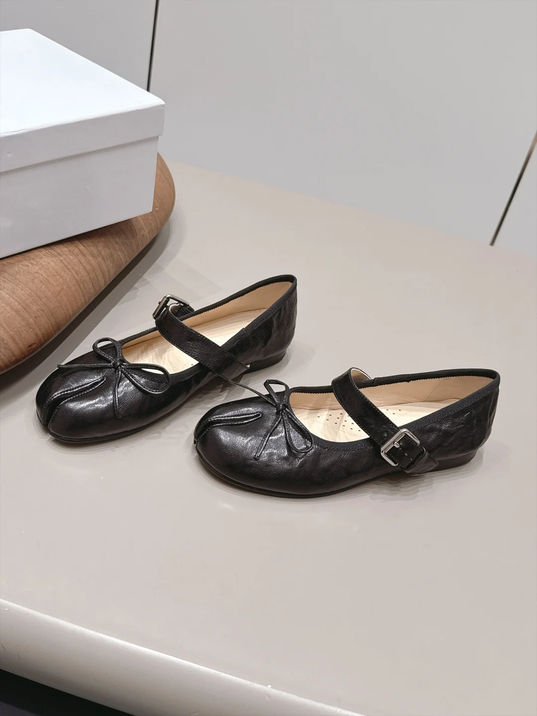 MAISON MARGIELA Flats Lamb Leather Black EU35-39 C10202609111572 - Image 3