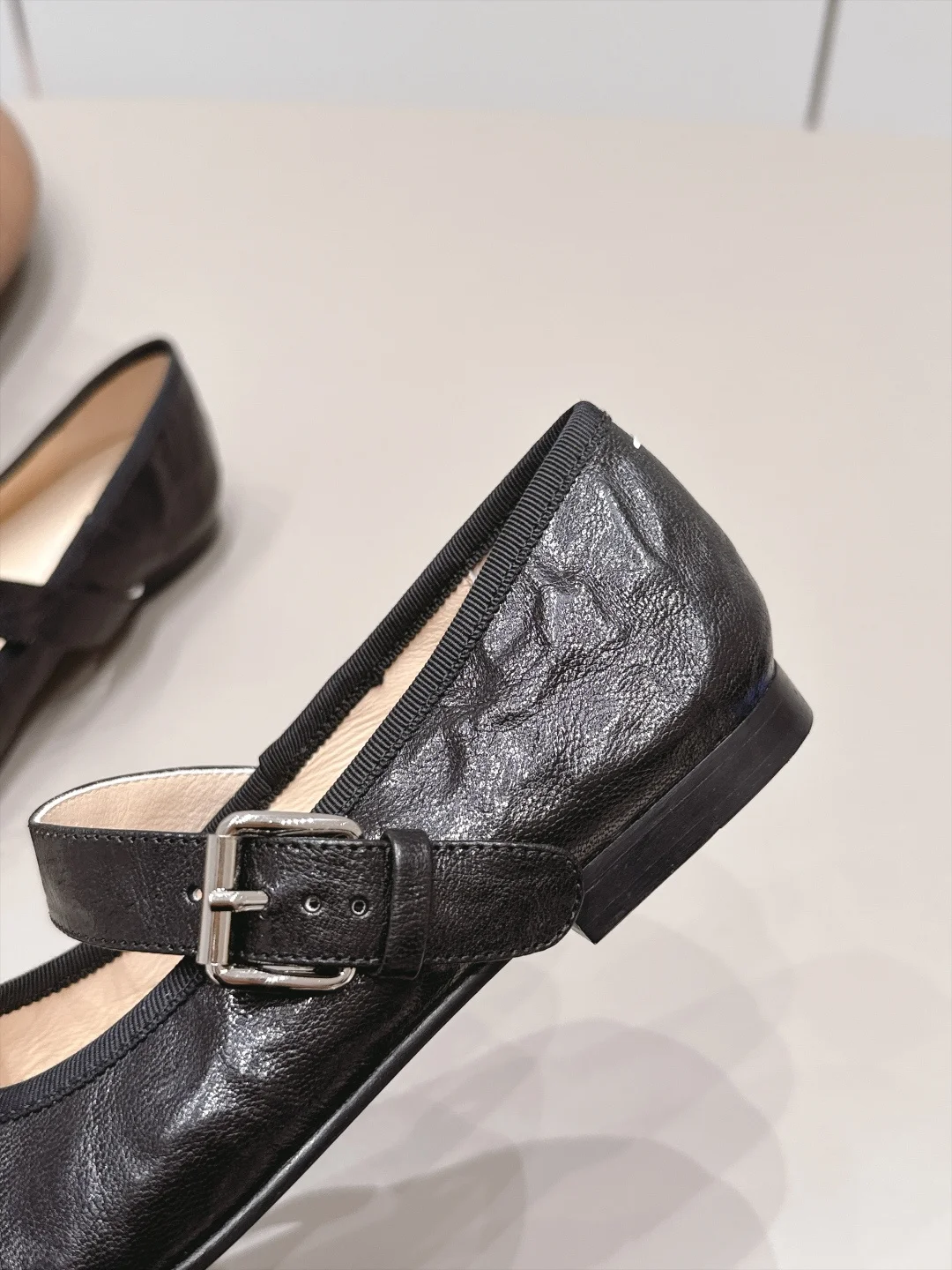 MAISON MARGIELA Flats Lamb Leather Black EU35-39 C10202609111572 - Image 7