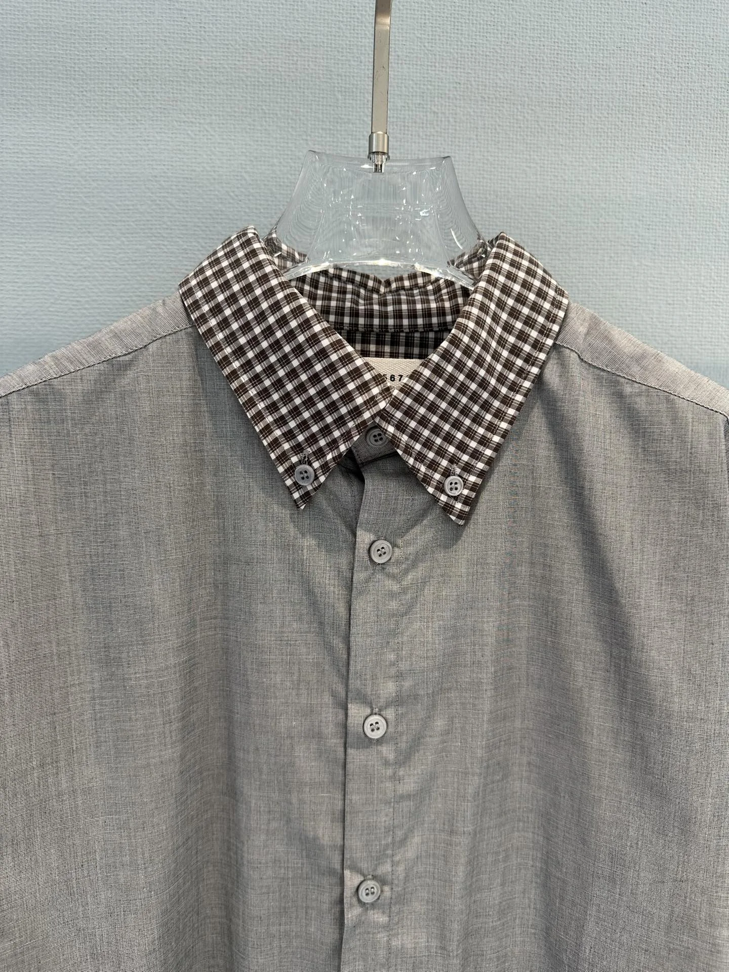MAISON MARGIELA Shirts Gray-Brown S-L C20202609060651 - Image 9