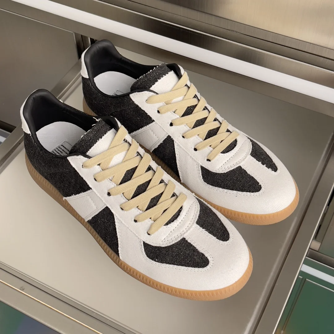 MAISON MARGIELA Sneakers Black-White-Tan B50202609110415 - Image 3