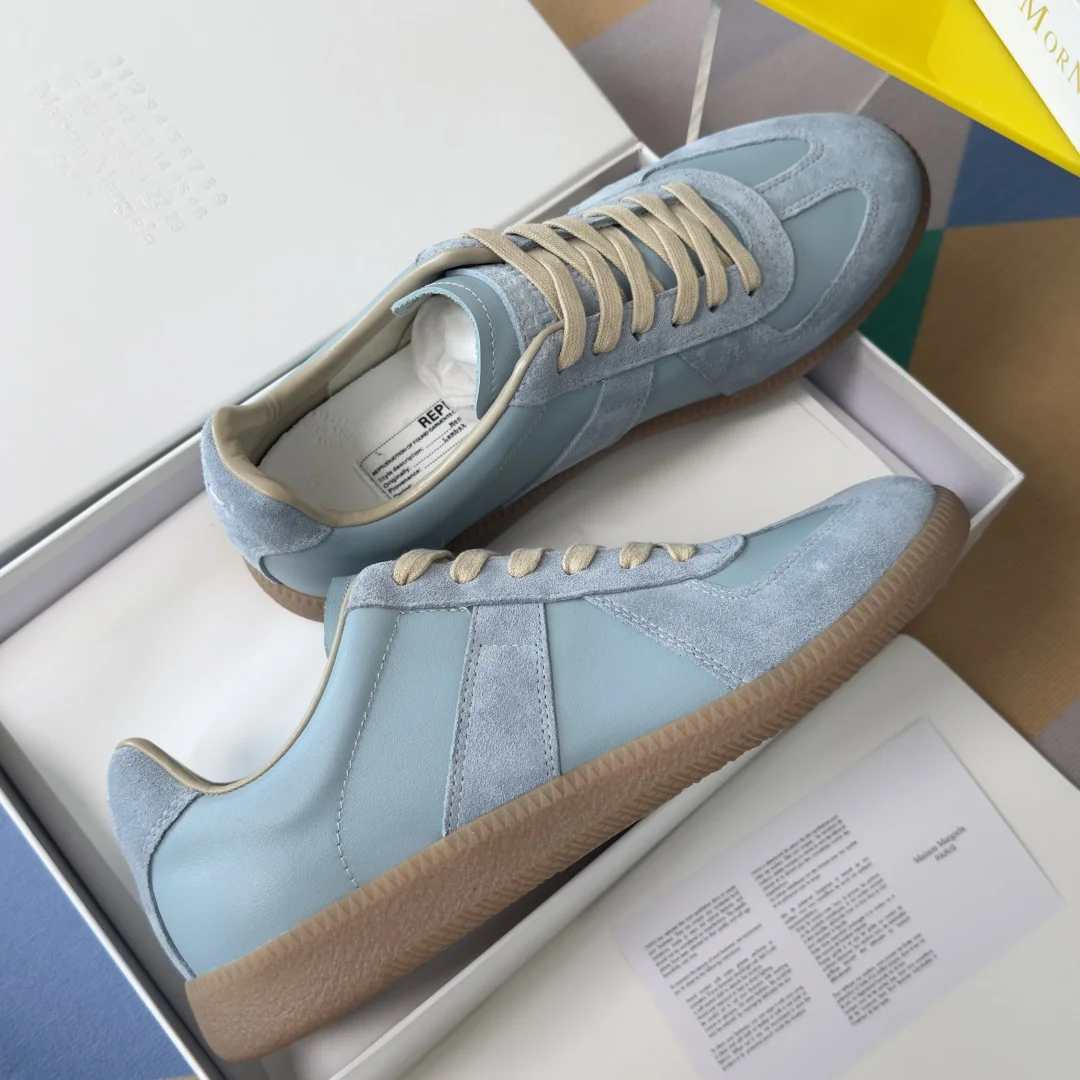 MAISON MARGIELA Sneakers Blue-Tan B50202609110410 - Image 4
