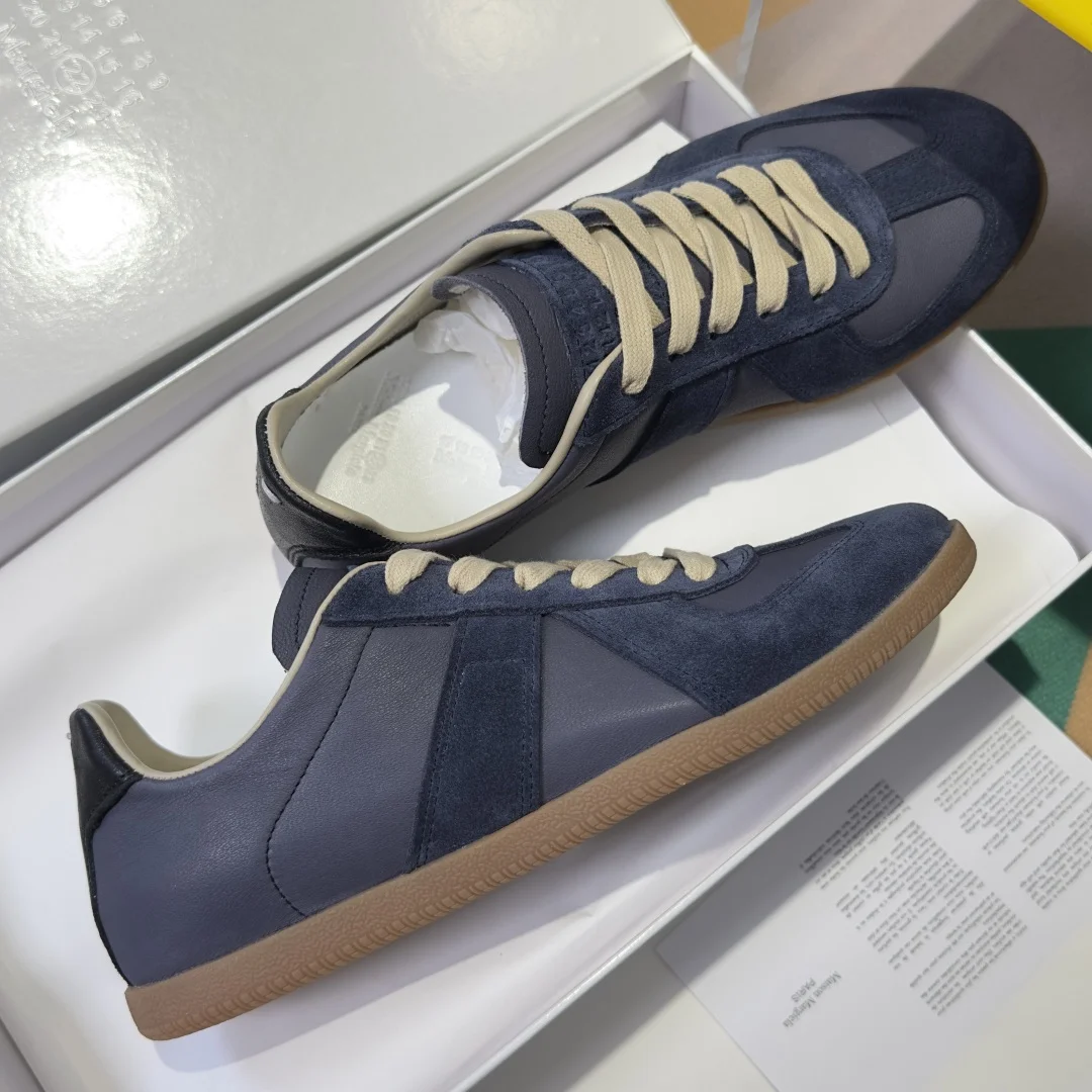 MAISON MARGIELA Sneakers Blue-Tan B60202609110433 - Image 4