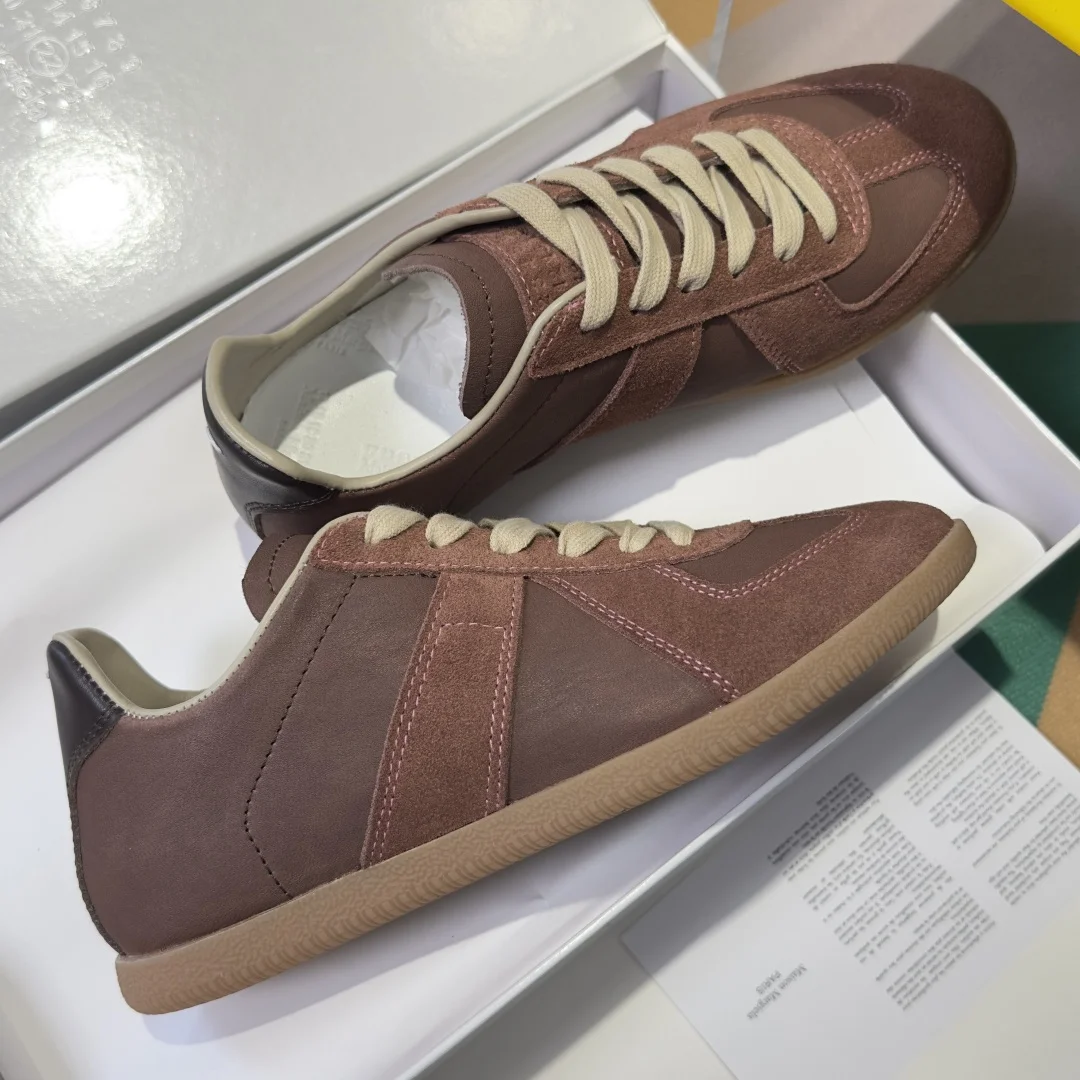 MAISON MARGIELA Sneakers Brown-Cream B60202609110434 - Image 4