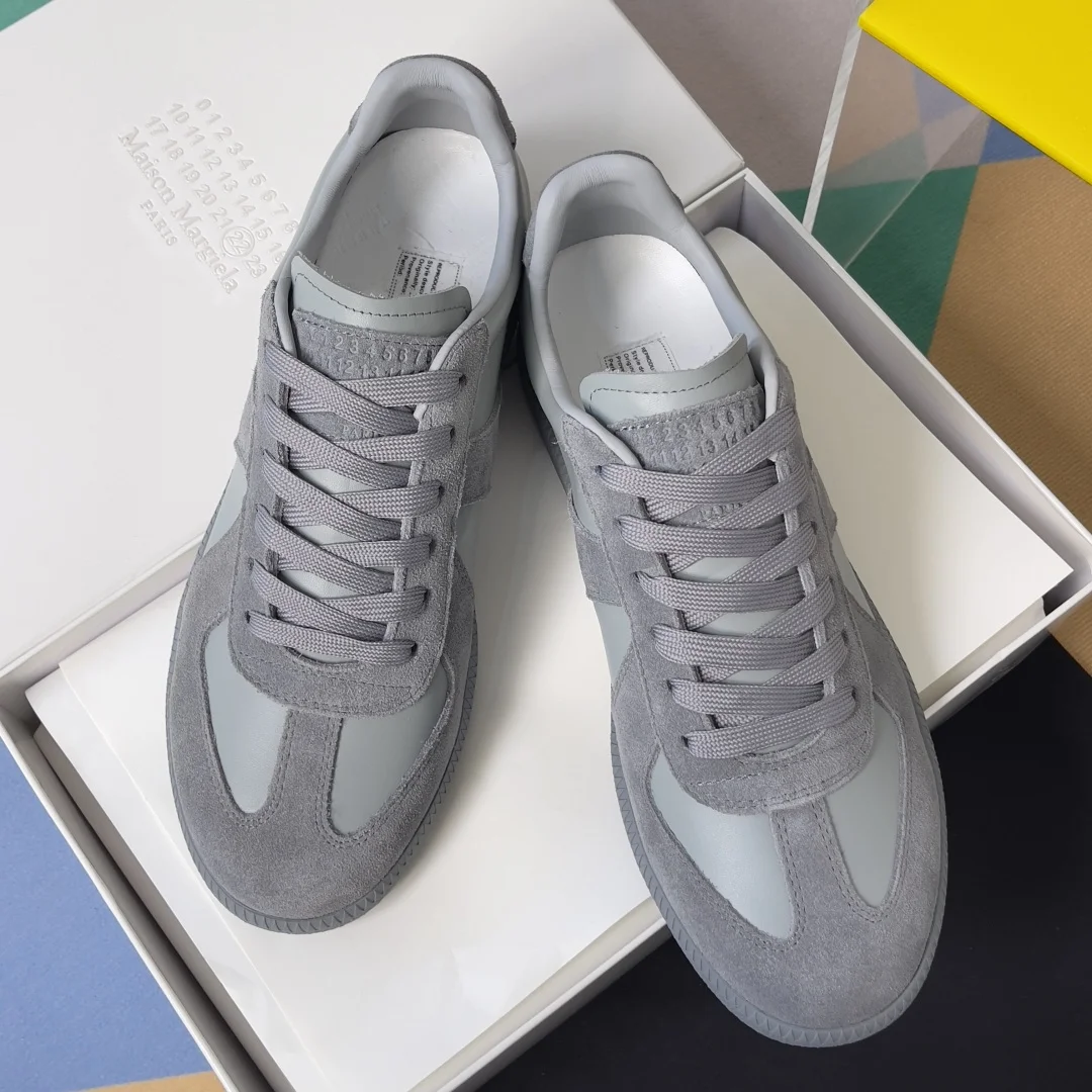 MAISON MARGIELA Sneakers Calfskin Leather Grey EU35-45 B50202609110418 - Image 5
