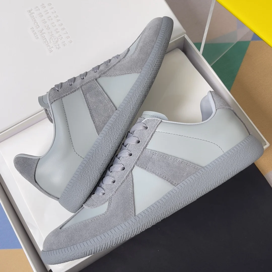 MAISON MARGIELA Sneakers Calfskin Leather Grey EU35-45 B50202609110418 - Image 6