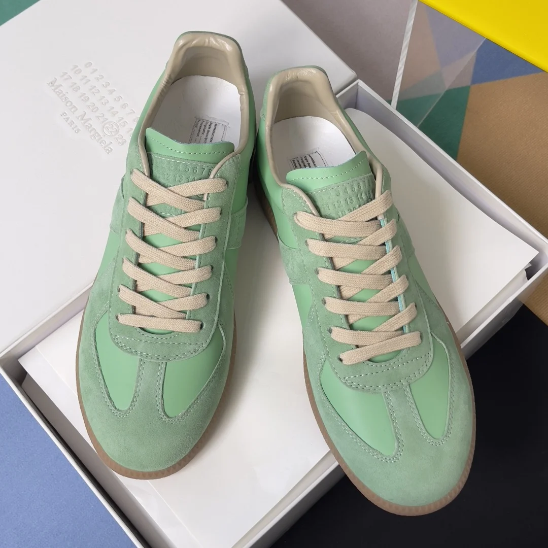 MAISON MARGIELA Sneakers Green-Tan B50202609110419 - Image 5