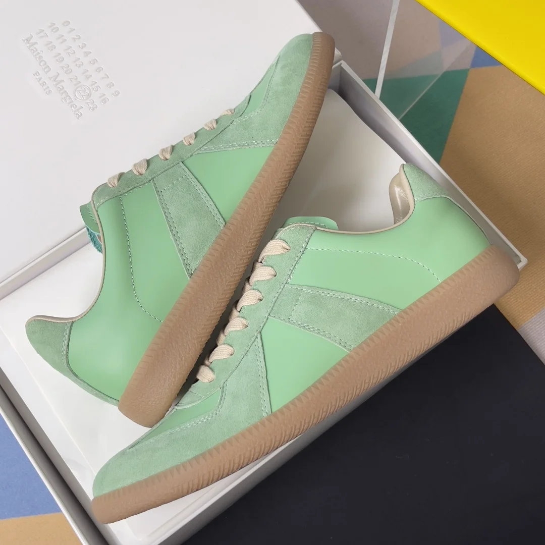 MAISON MARGIELA Sneakers Green-Tan B50202609110419 - Image 6