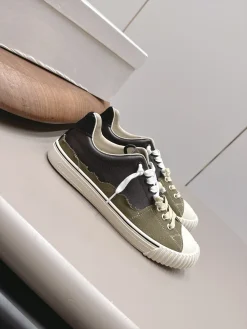 Alternative view of MAISON MARGIELA Sneakers Leather Canvas Green-Black-White EU35-44 C00202609111575