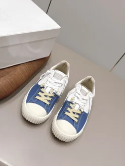 MAISON MARGIELA Sneakers Leather Canvas White-Blue EU35-44 C00202609111573