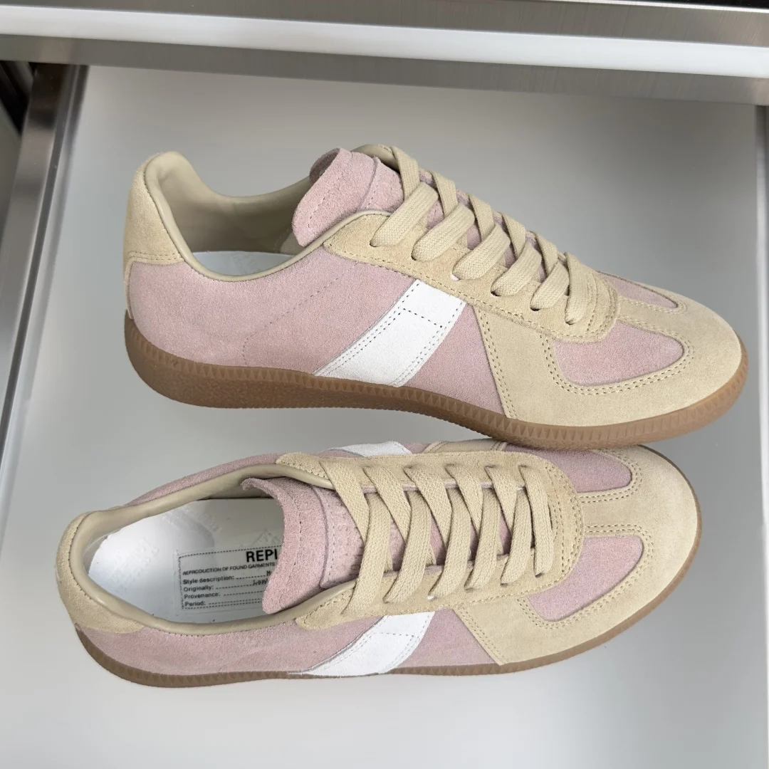 MAISON MARGIELA Sneakers Leather Pink-Beige EU35-47 B50202609110430 - Image 3