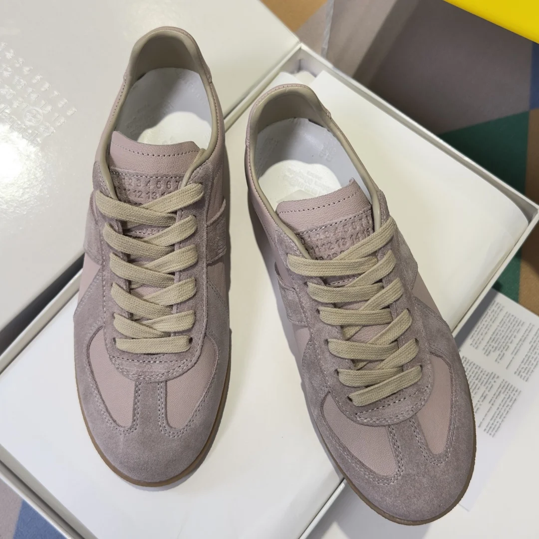 MAISON MARGIELA Sneakers Leather Pink-Beige EU35-47 B60202609110435 - Image 5