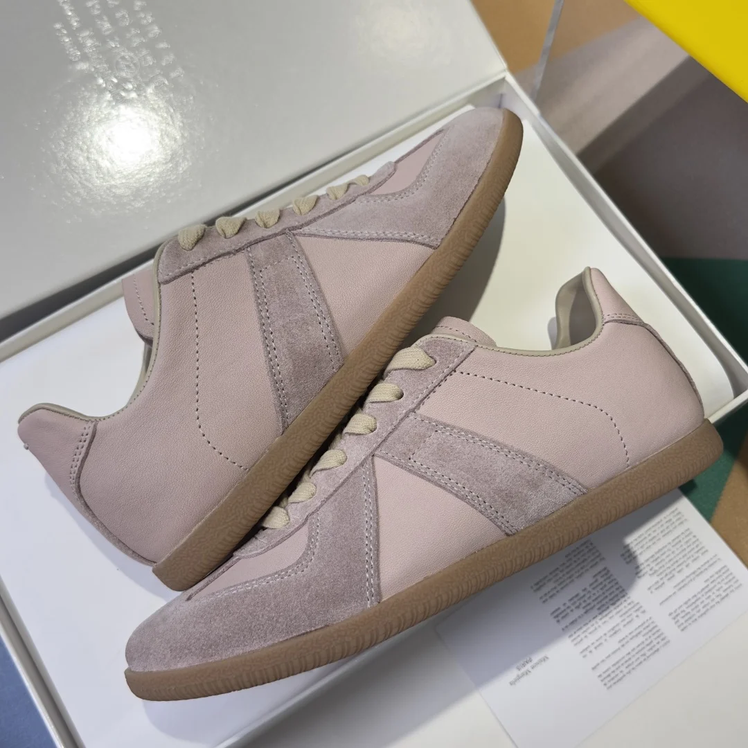 MAISON MARGIELA Sneakers Leather Pink-Beige EU35-47 B60202609110435 - Image 6
