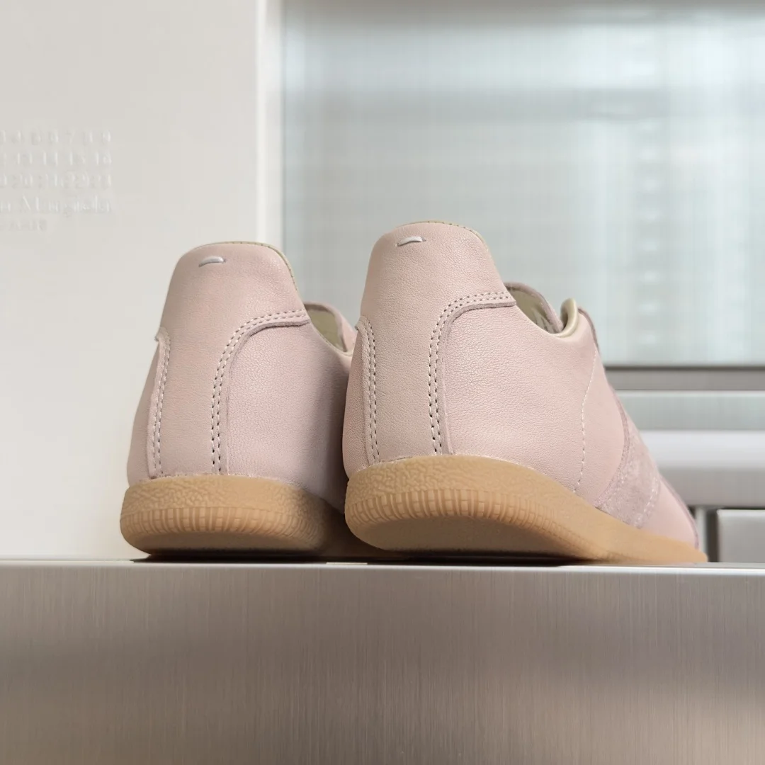 MAISON MARGIELA Sneakers Leather Pink-Beige EU35-47 B60202609110435 - Image 8