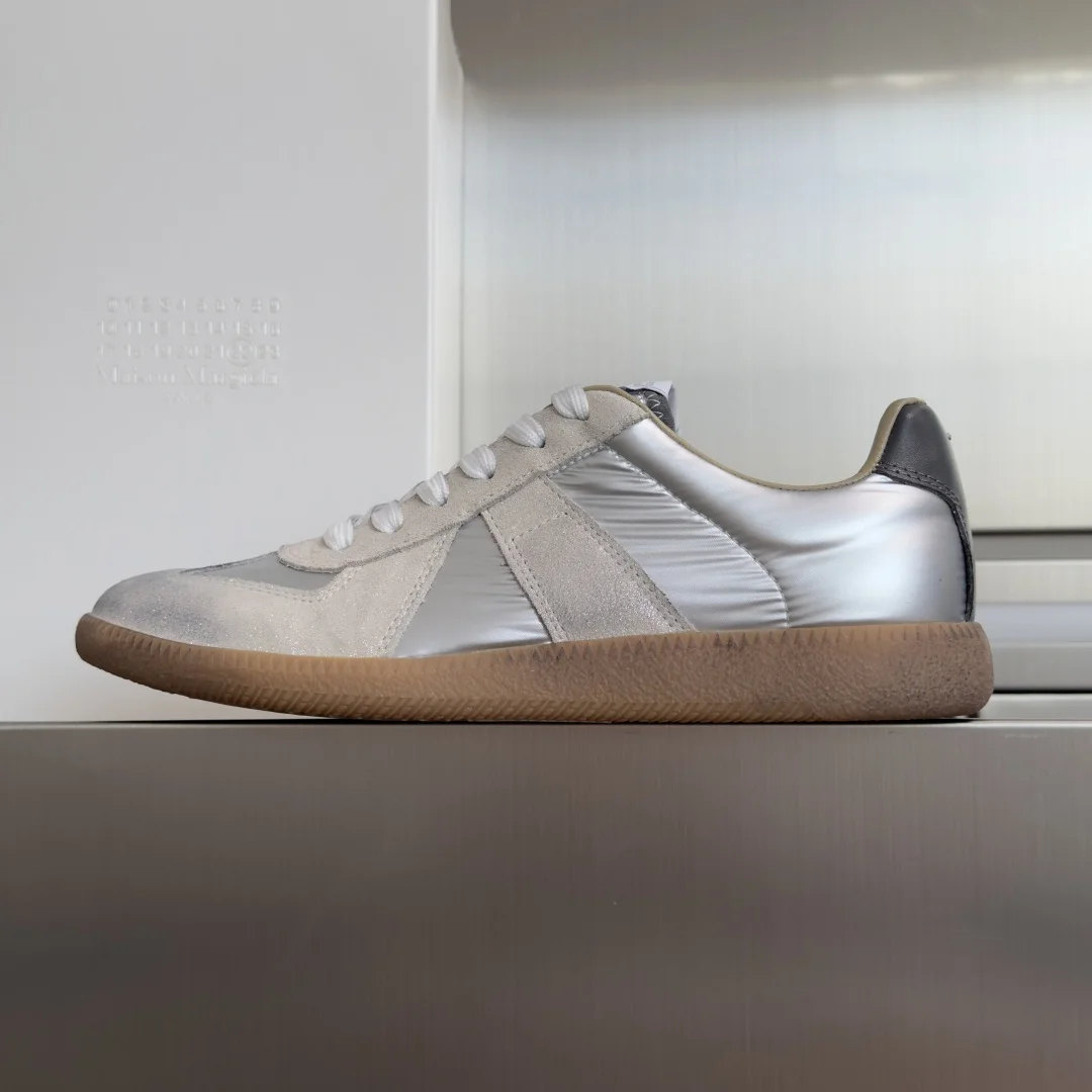MAISON MARGIELA Sneakers Silver-Brown B50202609110414 - Image 2