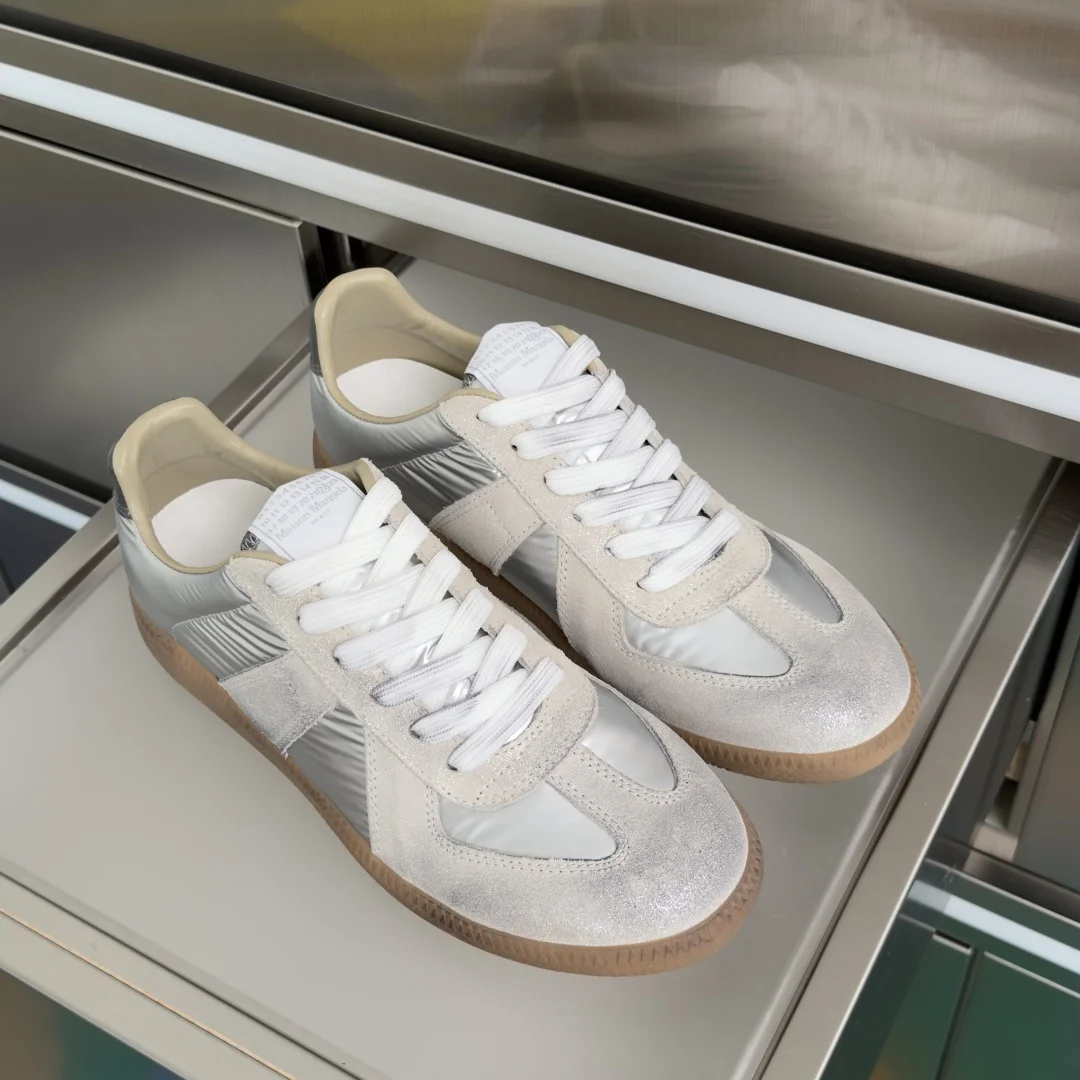 MAISON MARGIELA Sneakers Silver-Brown B50202609110414 - Image 3