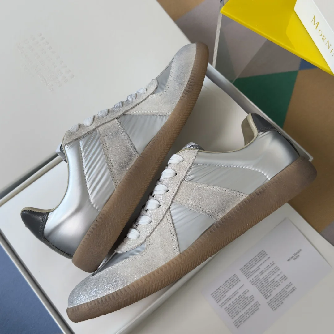 MAISON MARGIELA Sneakers Silver-Brown B50202609110414 - Image 6