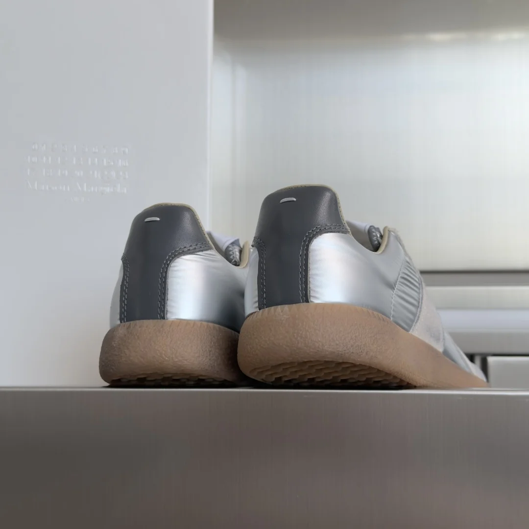 MAISON MARGIELA Sneakers Silver-Brown B50202609110414 - Image 8