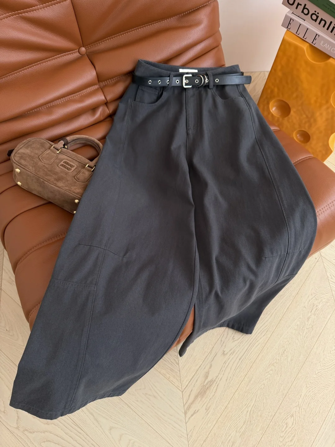MAISON MARGIELA Trousers Cotton Blend Khaki-Gray S-L B75202609060810 - Image 7