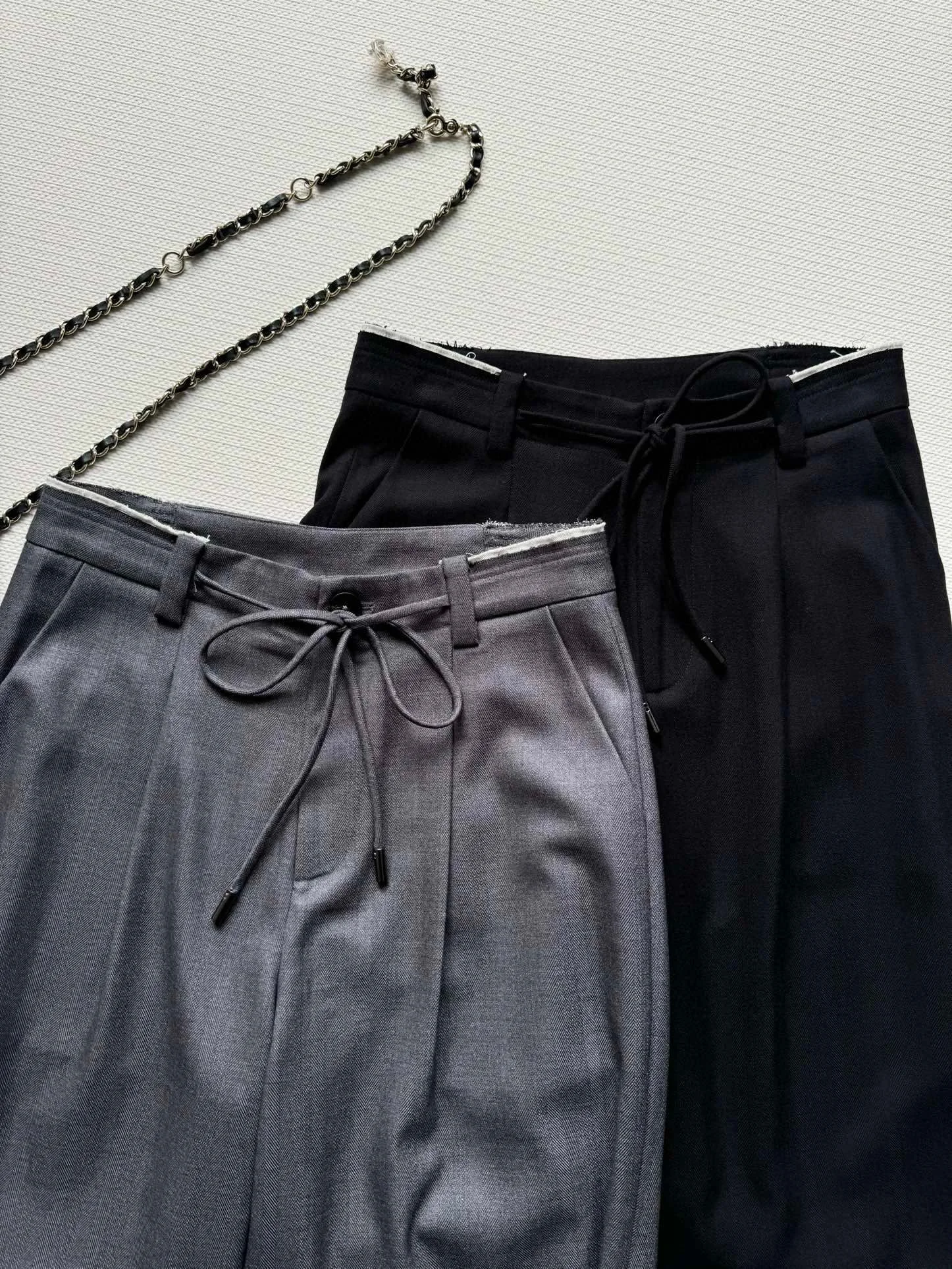 MAISON MARGIELA Trousers Gray S M L B45202609062331 - Image 7