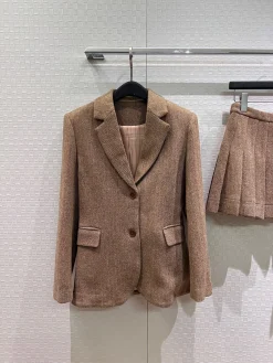 Alternative view of MAX MARA Skirts Wool Brown S-L C55202609060062