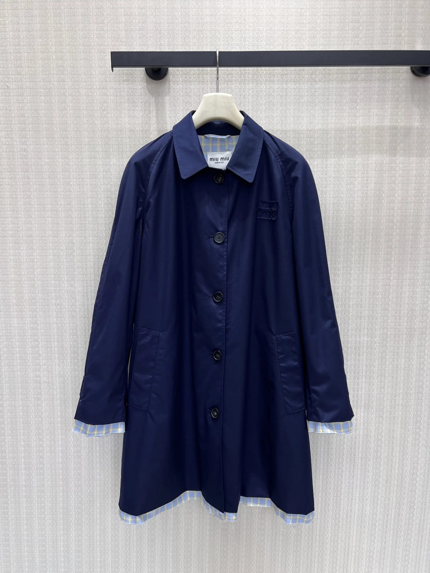 MIU MIU Coats Blue-White 36-40 D65202609060158