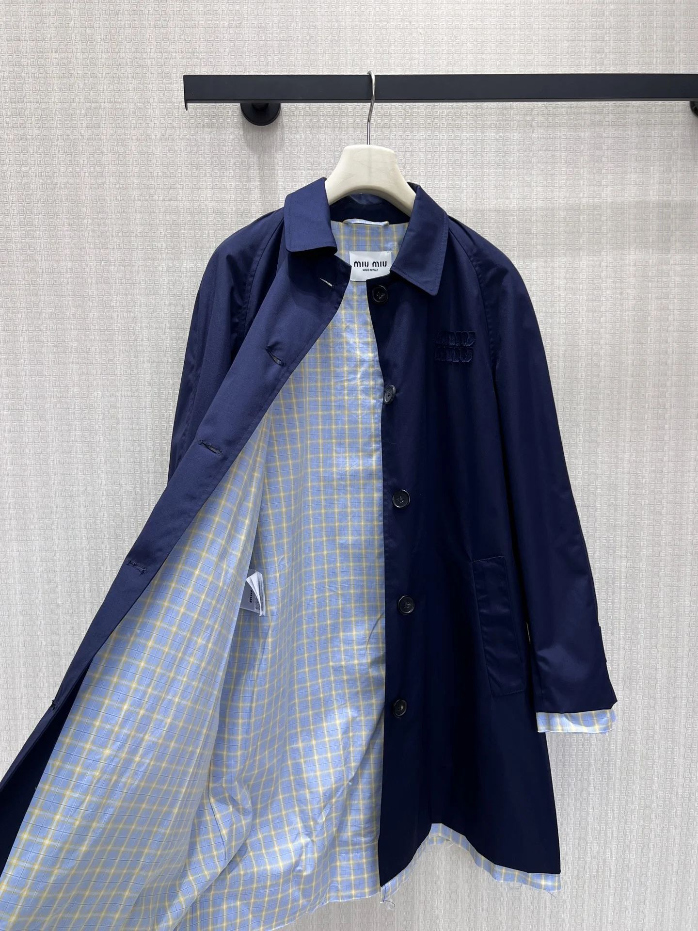 MIU MIU Coats Blue-White 36-40 D65202609060158 - Image 2