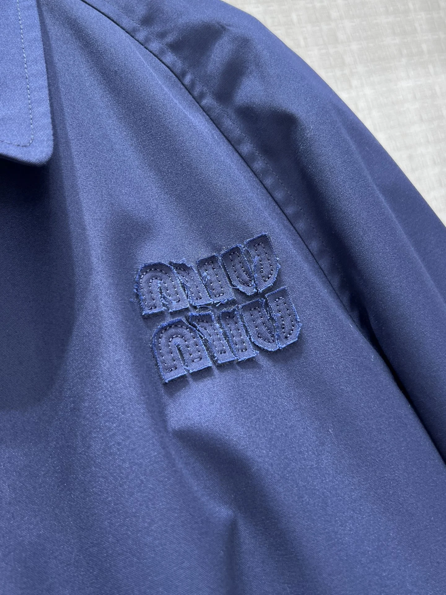 MIU MIU Coats Blue-White 36-40 D65202609060158 - Image 6