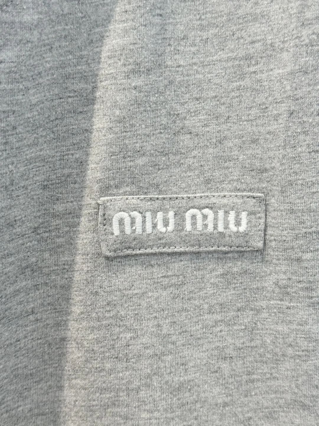 MIU MIU Dresses Cotton Grey-White-Blue S-L B20202609062292 - Image 6