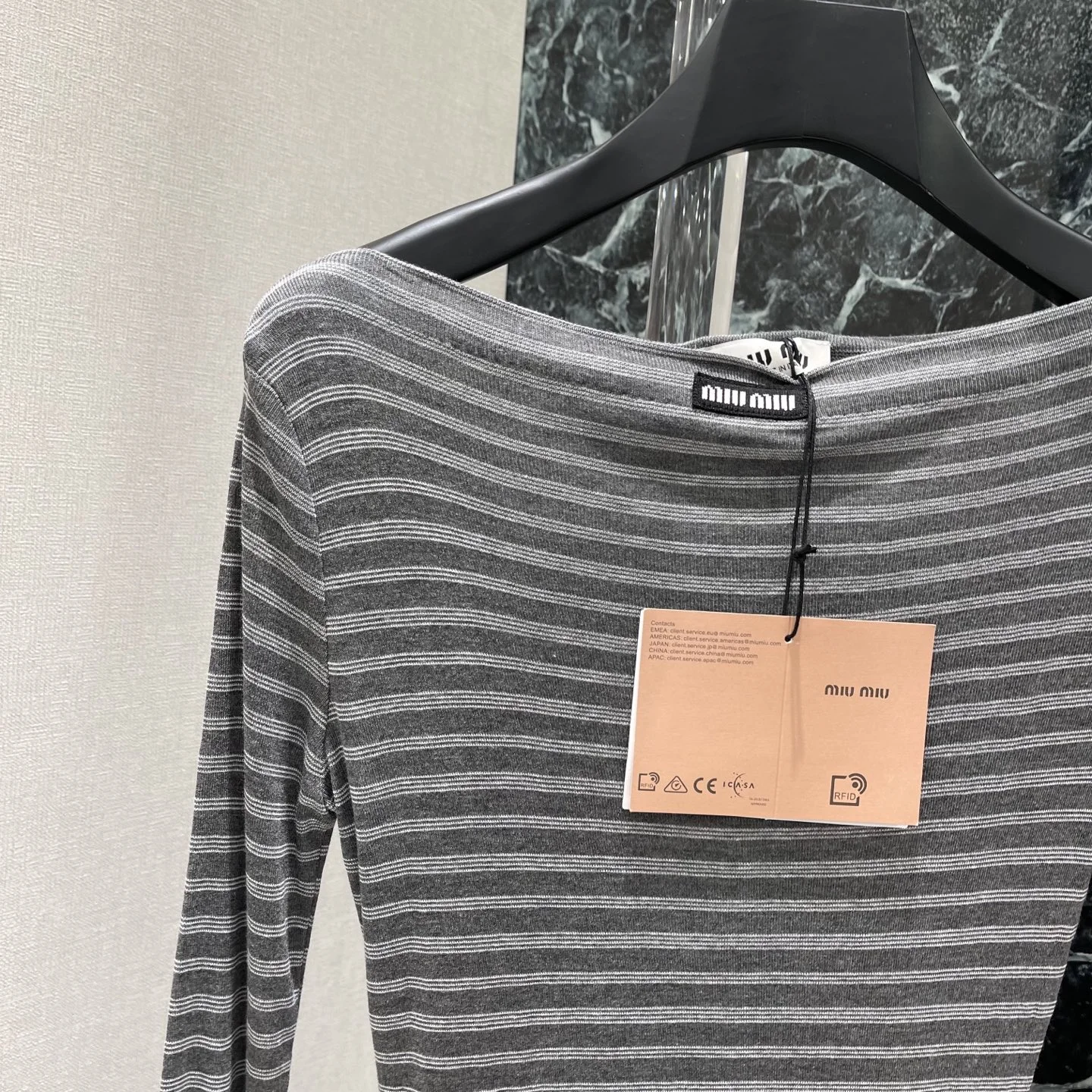 MIU MIU Dresses Grey S-L B00202609061641 - Image 3