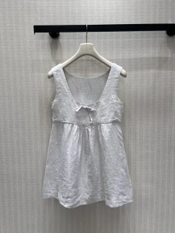 MIU MIU Dresses Linen White 36-40 C05202609061842