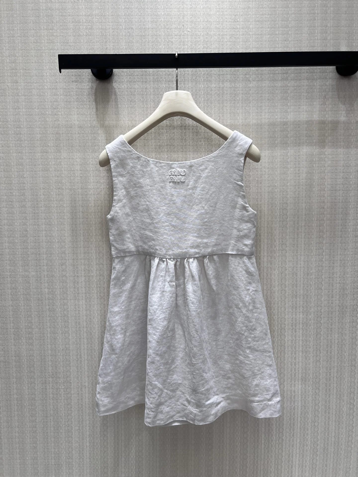MIU MIU Dresses Linen White 36-40 C05202609061842 - Image 2