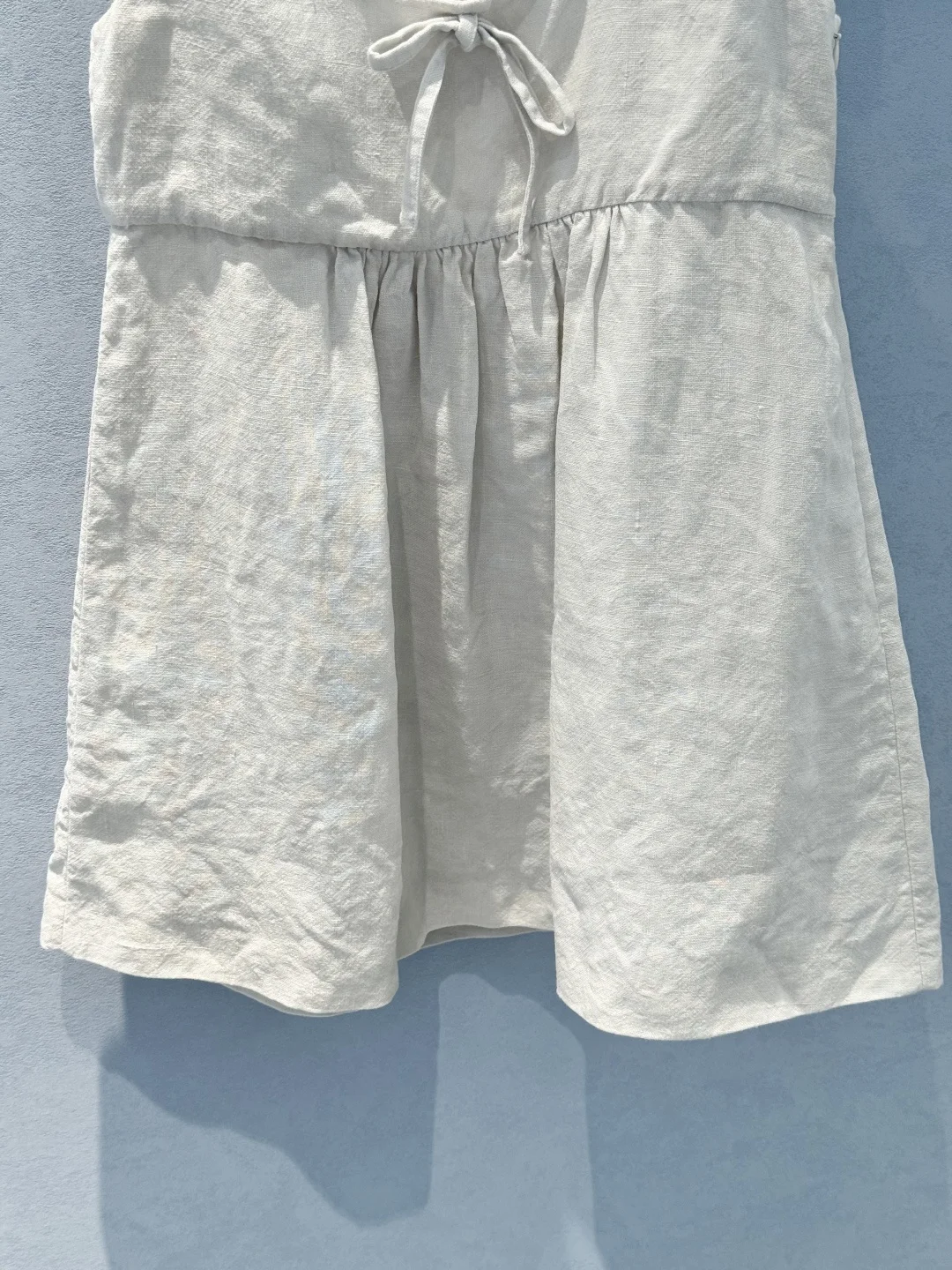 MIU MIU Dresses Linen White-Blue S-L C90202609060396 - Image 7