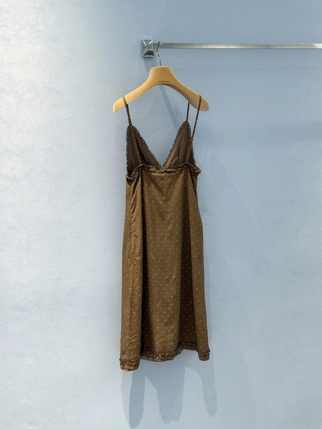 MIU MIU Dresses Silk Brown-White S-M-L D70202609062281 - Image 2
