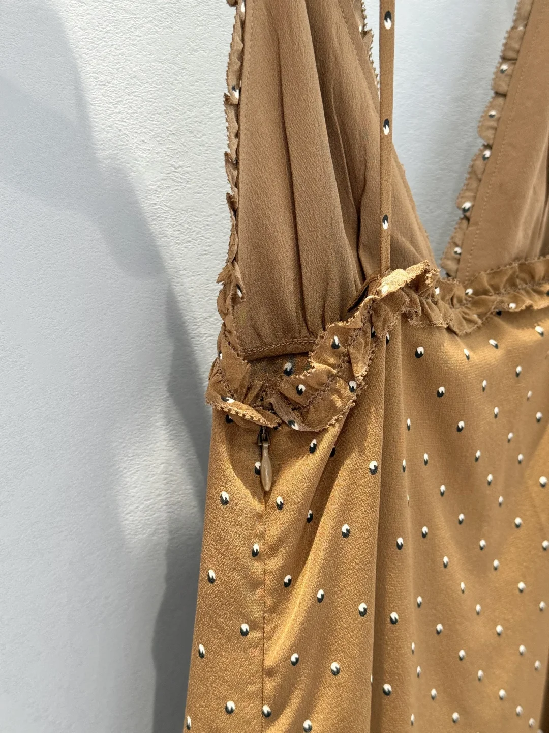 MIU MIU Dresses Silk Brown-White S-M-L D70202609062281 - Image 7