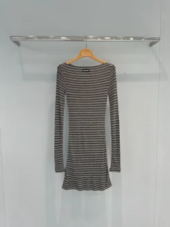 MIU MIU Dresses Silk Grey S-M-L A80202609061239