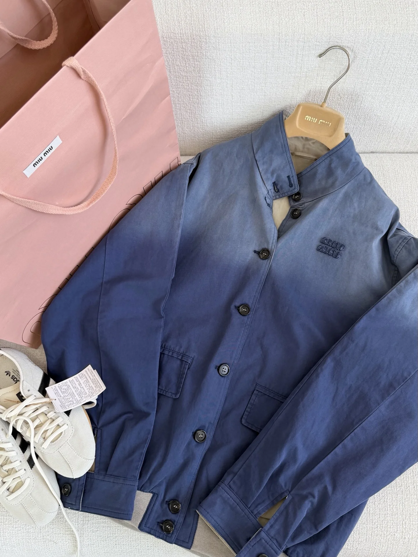 MIU MIU Jackets Blue-Gray S-L E05202609060662