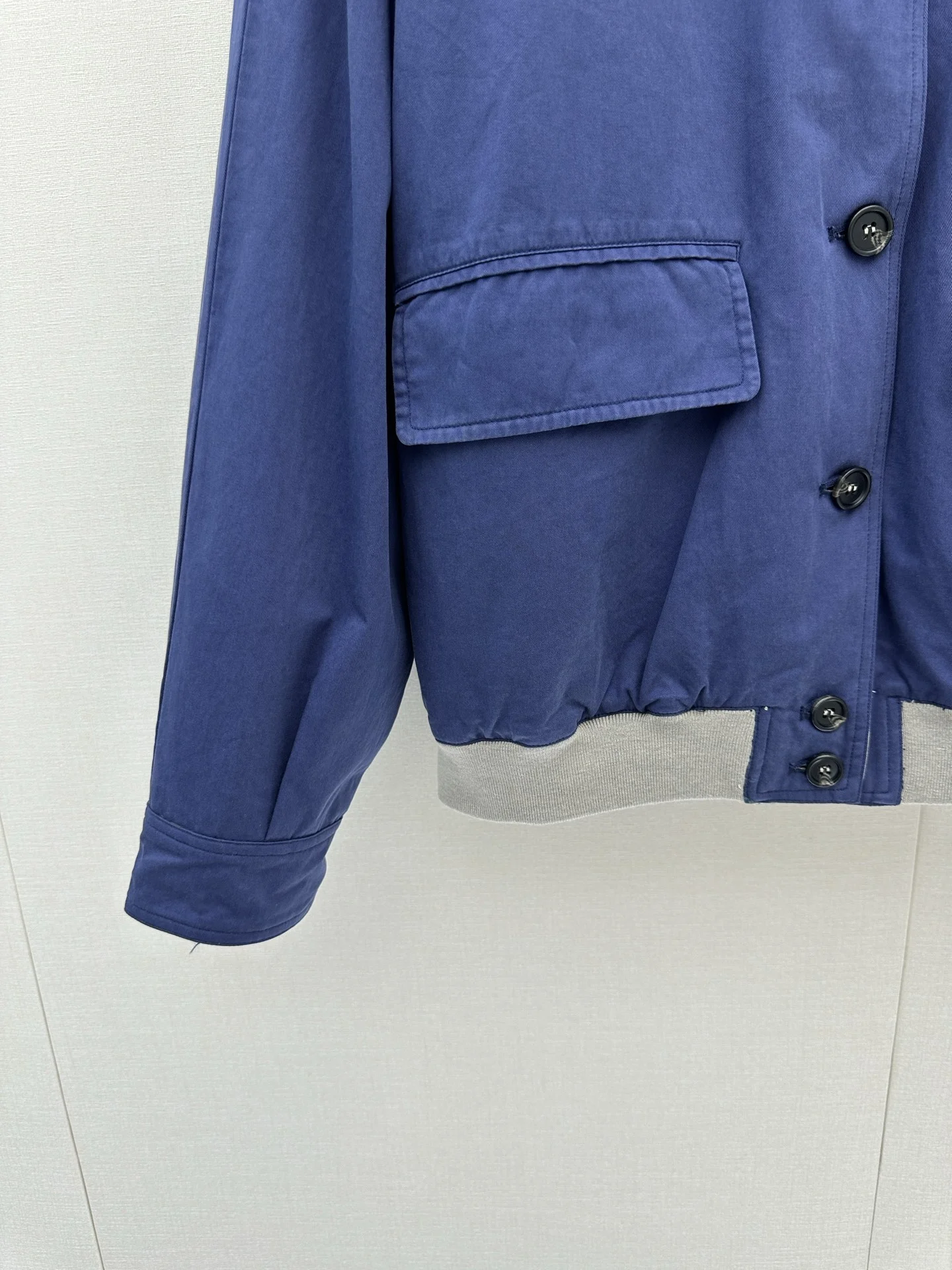 MIU MIU Jackets Cotton Blue-Gray S-L E75202609060771 - Image 4