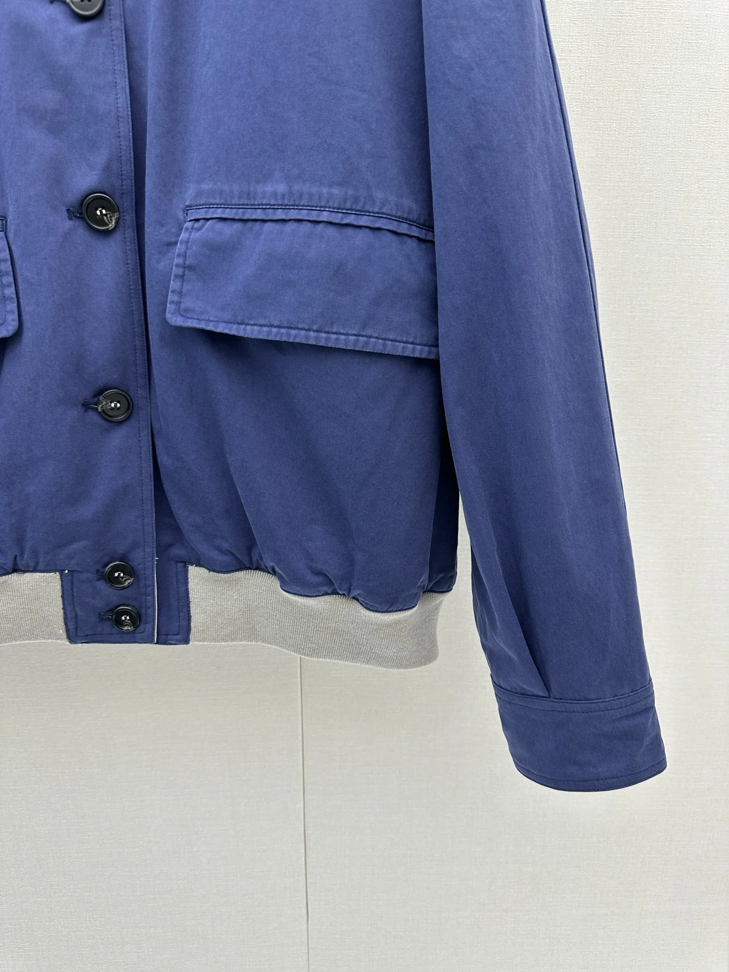 MIU MIU Jackets Cotton Blue-Gray S-L E75202609060771 - Image 5